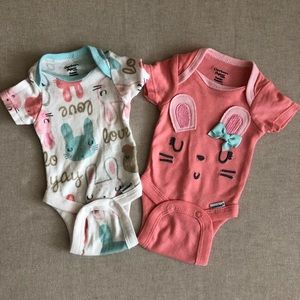 Infant girl preemie onesies